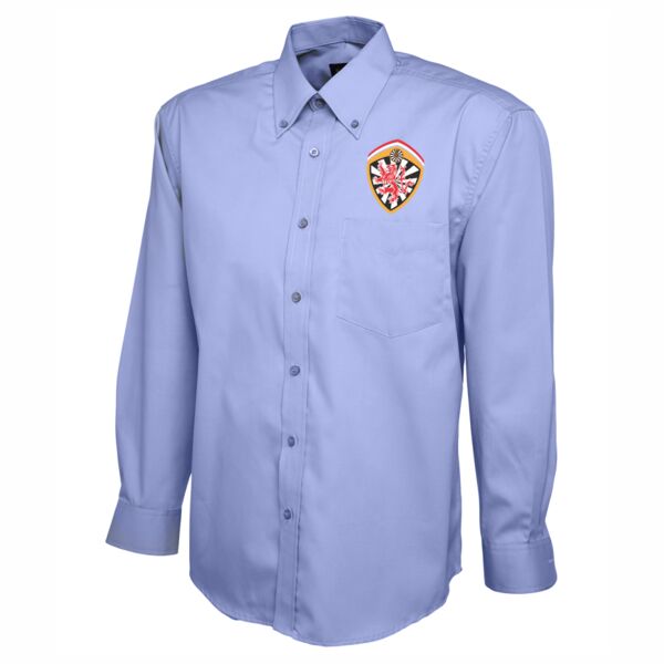 Leicester Round Table Mens Pinpoint Oxford Long Sleeve Shirt Thumbnail