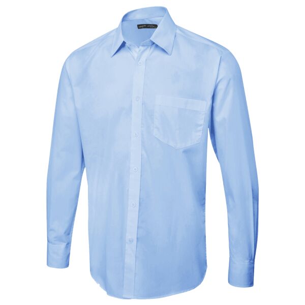 Men’s Tailored Fit Long Sleeve Poplin Shirt Thumbnail