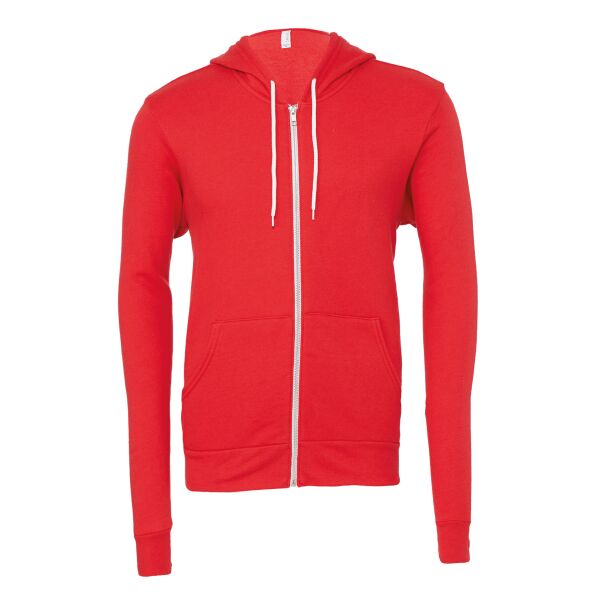 Unisex polycotton fleece full zip hoodie Thumbnail