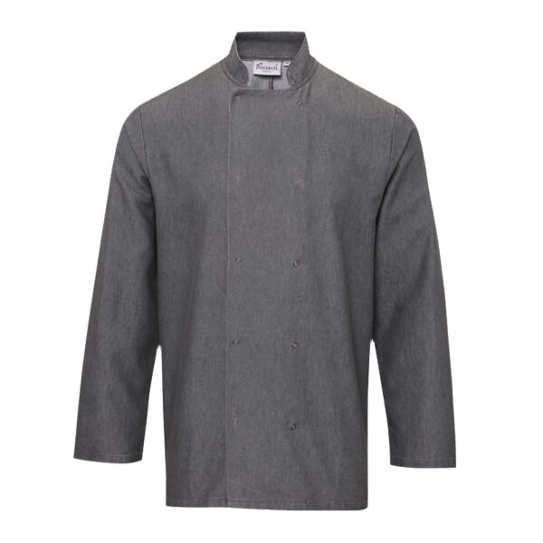 Denim chef's jacket Thumbnail